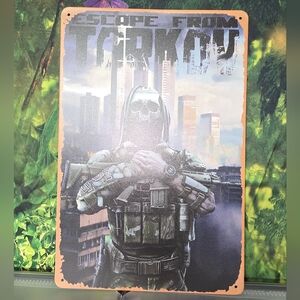 Escape from Tarkov Metal Sign